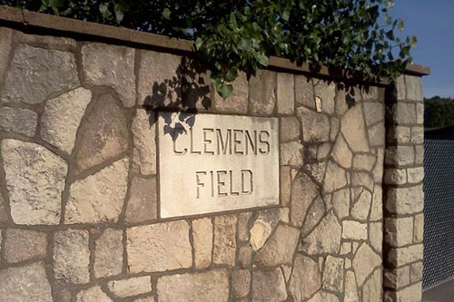 ClemensField-Sign Clemens Field - Hannibal MO
