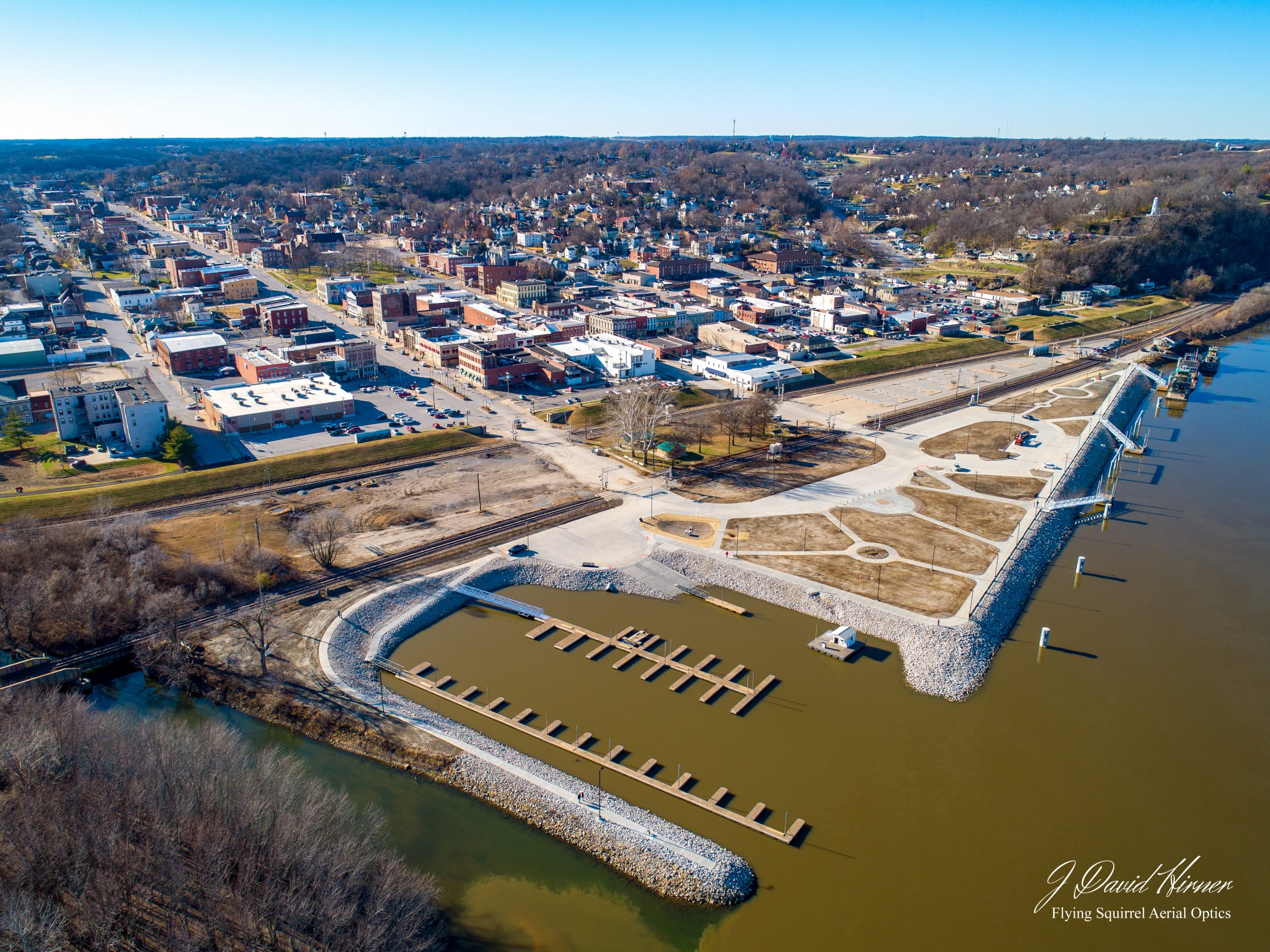 Hannibal Marina Aerial