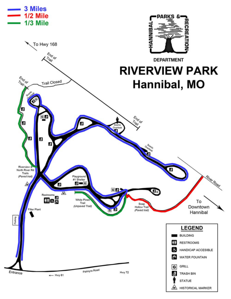 Map of Hannibal Parks