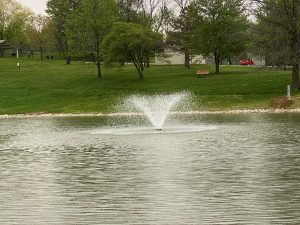 Huckleberry Park Pond Fountain
